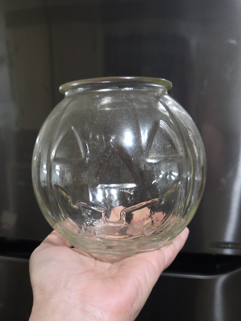 Clear Glass Jack-O'-Lantern Bowl - Home Accents